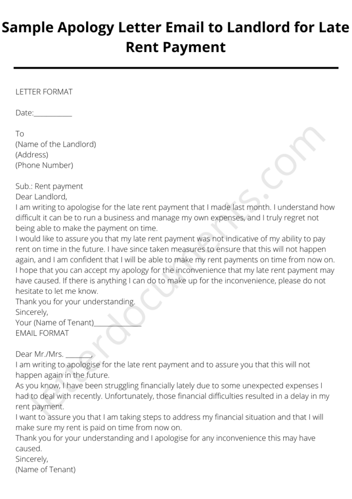 Notice/Letter from Landlord to Tenant to Vacate Rental Property ...