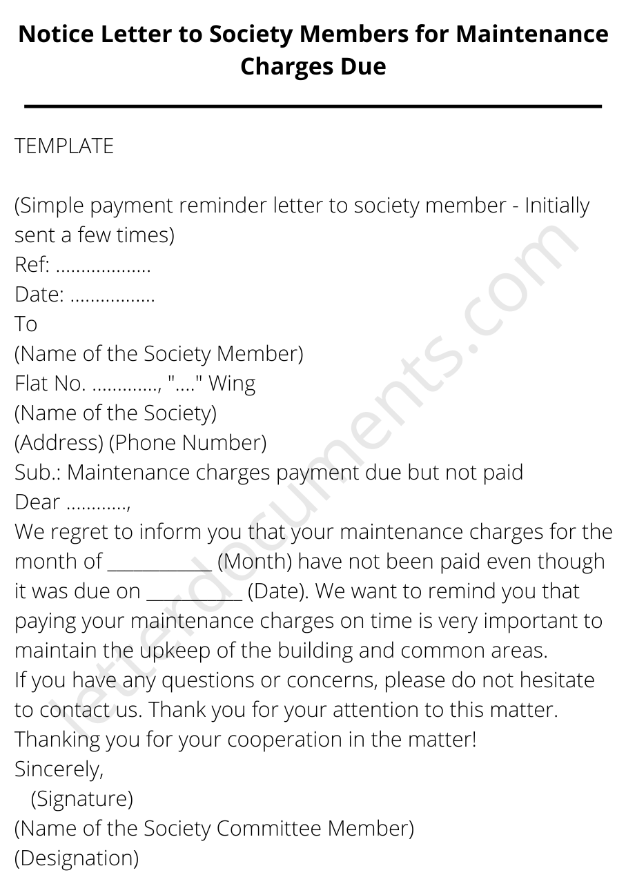 notice-letter-to-society-members-for-maintenance-charges-due-letterdocuments