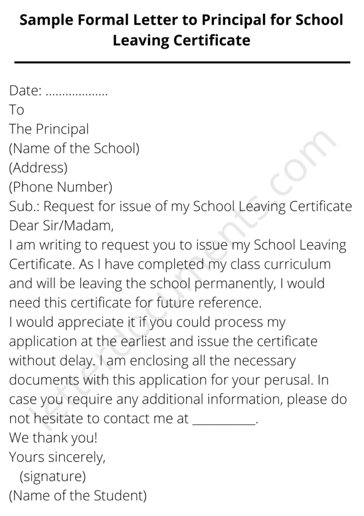 application for discharge certificate