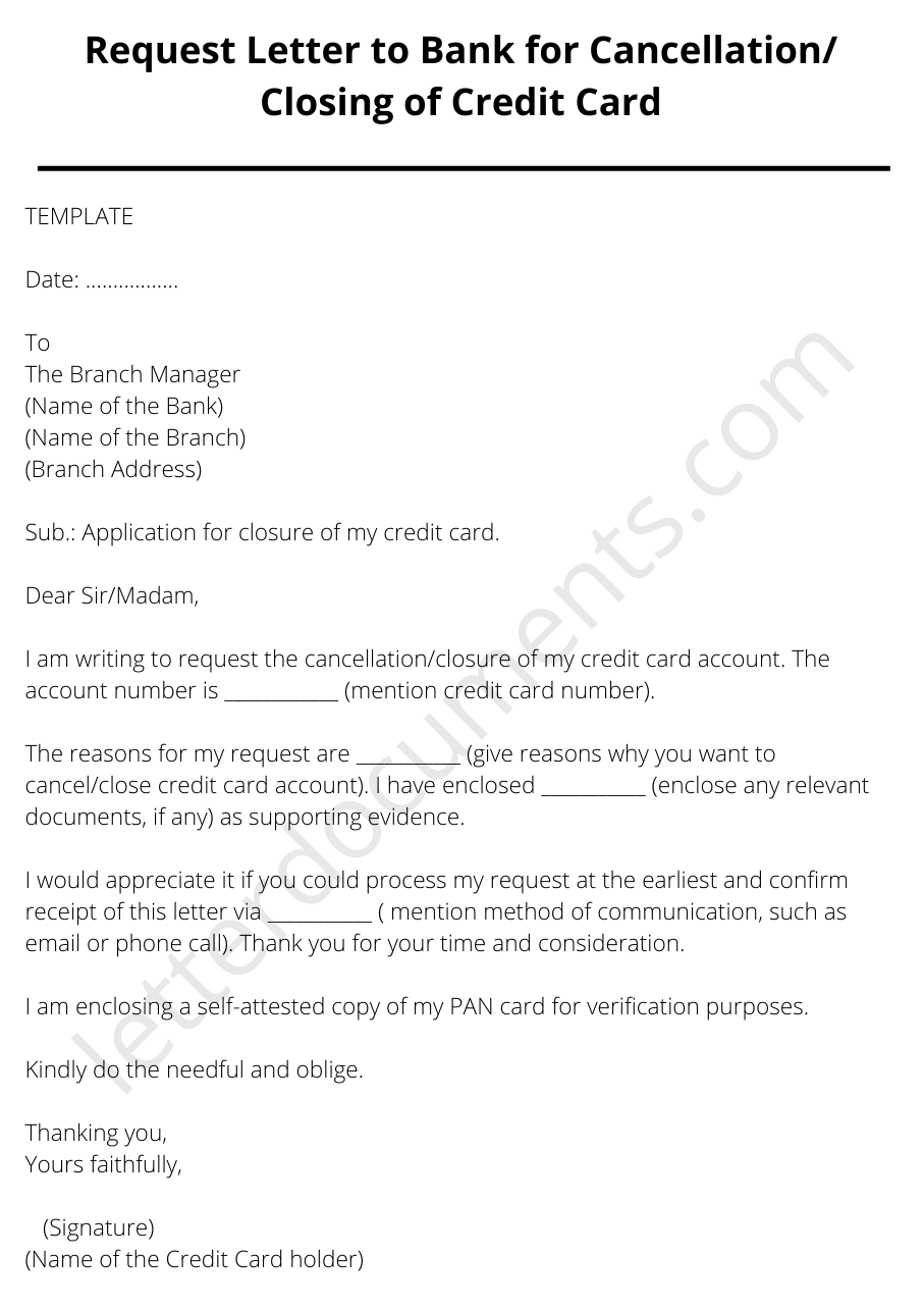 request-letter-to-bank-for-cancellation-closing-of-credit-card-letterdocuments